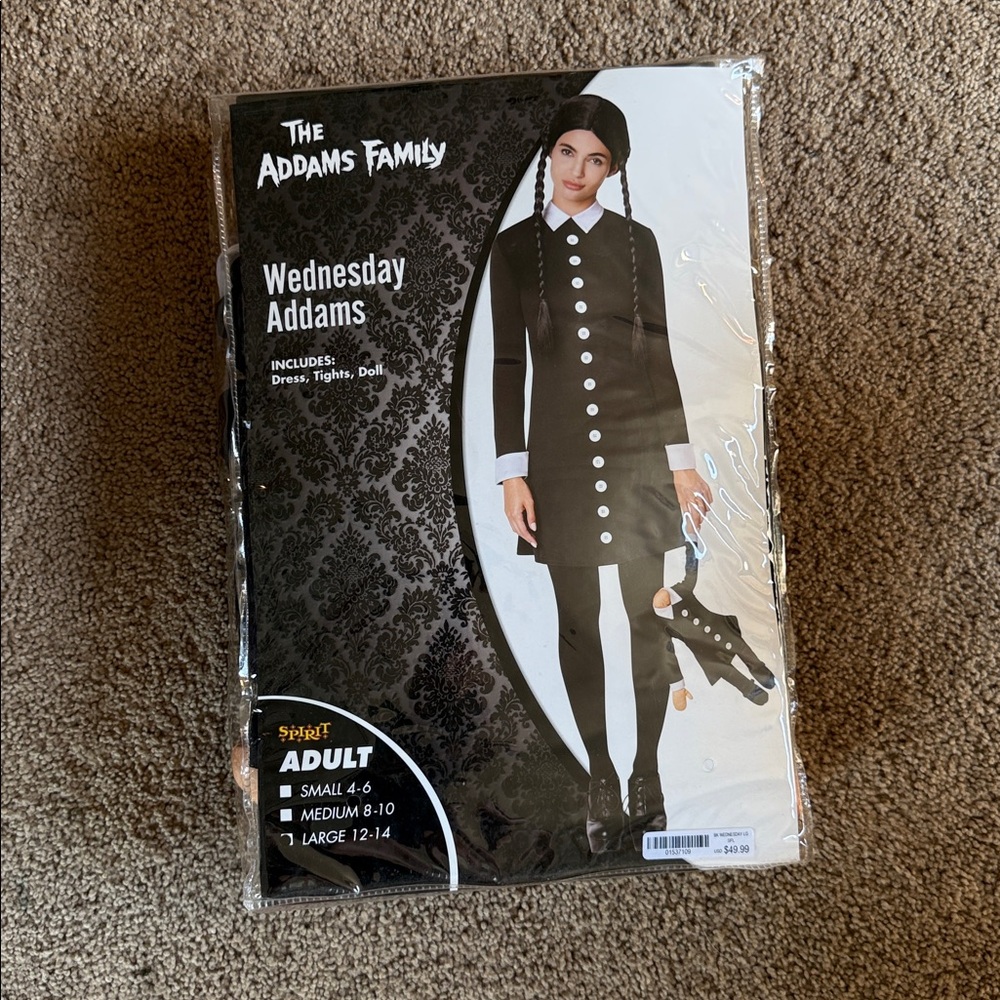 Spirit Black Addams Family Costume